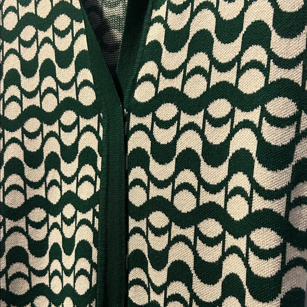 House of Harlow Green Patterned Sleeveless Dress - Picture 5 of 6